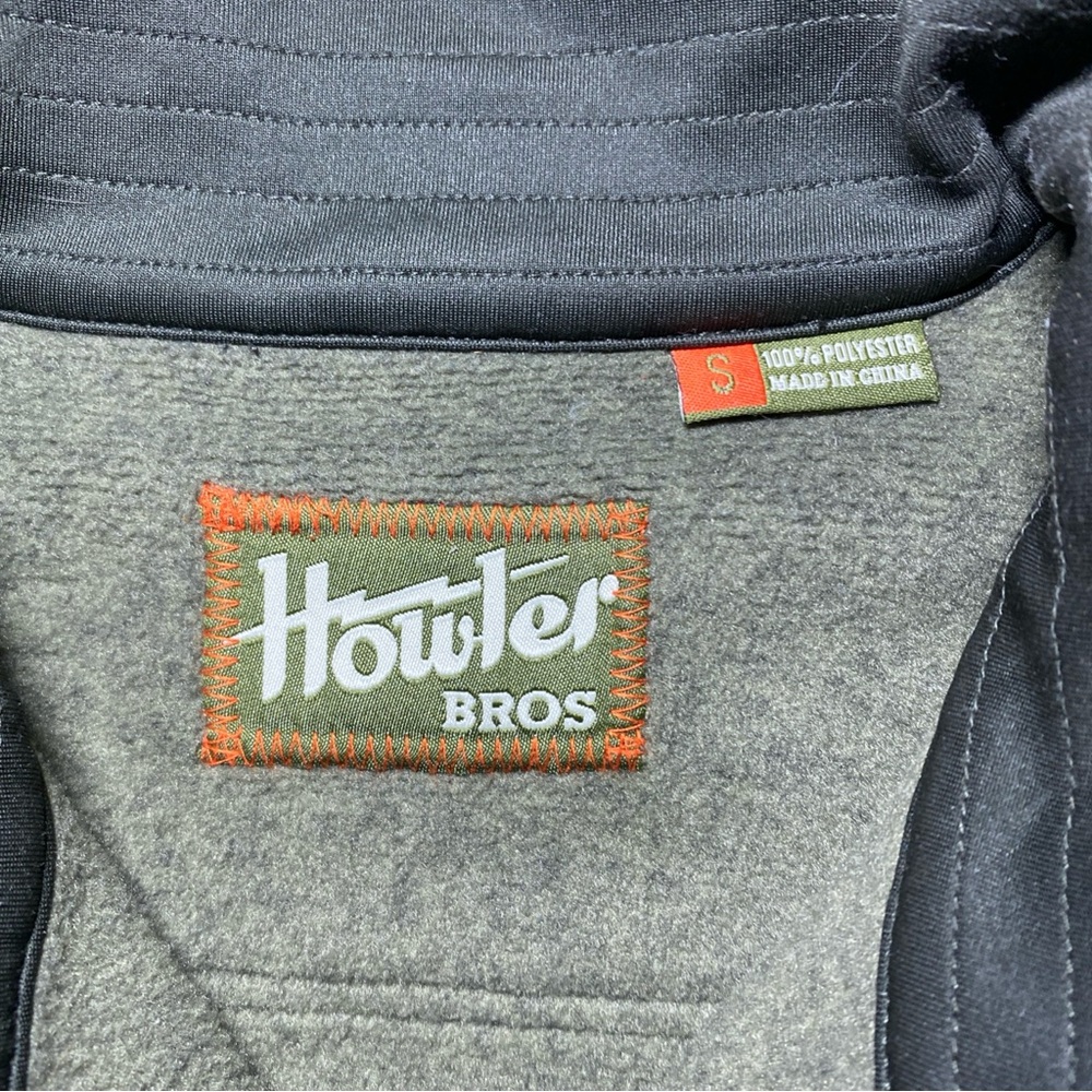 Howler Brothers Dispatch Pullover Fleece 1/4 Zip Sweater Men’s Size S Green - Picture 2 of 5